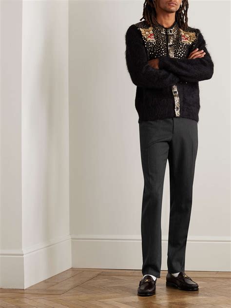 celine silver pants|Celine trousers men's.